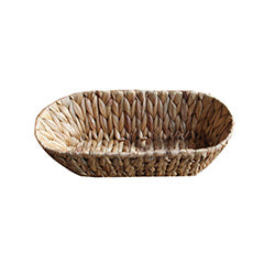 PANERA OVAL JACINTO DE AGUA.  33X14X7CM