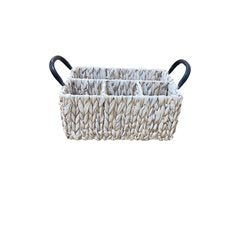 ORGANIZADOR  C/ASAS 30X22X14CM JACINTO DE AGUA BCO
