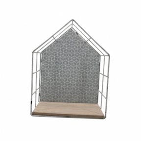 CASITA MADERA 20.2x11x25.7CM GRIS