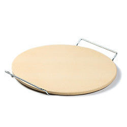 PIEDRA REFRACTARIA PIZZA  C/SOPORTE. D33/H1.0CM