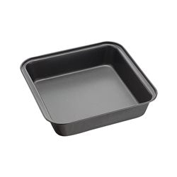 ASADERA CUADRADA ANTIAD. 22.5x22.5x5CM GRIS O.K
