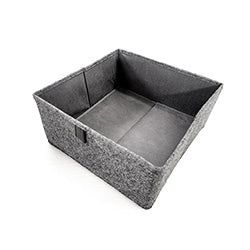 ORGANIZADOR FIELTRO GRIS 28x28x13CM