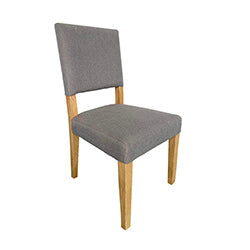 SILLA MADERA 47x46x91CM ASIENTO Y RESPALDO EN TELA