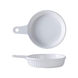 PLATO FACETADO C/MGO CERAMIC BLANCO MATE. 22x17x5CM