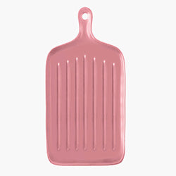PLATO RECT. CERAMICA ROSA MATE. 29x15x3CM