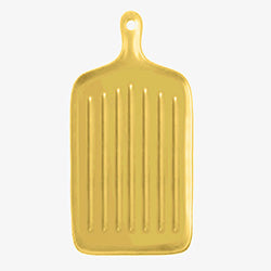 PLATO RECT. CERAMICA 29x15x3CM AMARILLO MATE