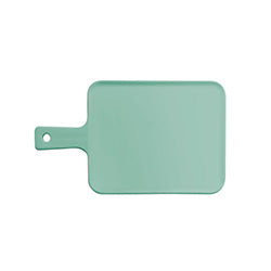 PLATO CUAD. C/MANGO CERAMICA 24x15x2CM VERDE MATE