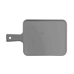 PLATO CUAD C/MANGO CERAMIC 32x19x2CM GRIS MATE