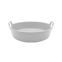 ENSALADERA C/ASAS CERAMICA  BLANCO MATE. 24x23x9CM