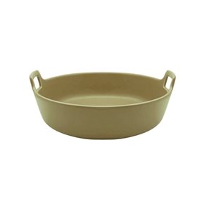 ENSALADERA C/ASAS CERAMICA 24x23x9CM BEIGE MATE
