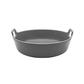 ENSALADERA C/ASAS CERAMICA 24x23x9CM GRIS MATE