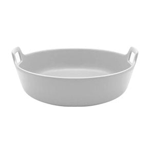ENSALADERA C/ASAS CERAMICA BLANCO MATE. 30x29x9CM