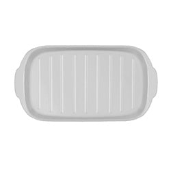 FUENTE CERAMICA BLANCO MATE. 30x16x2CM