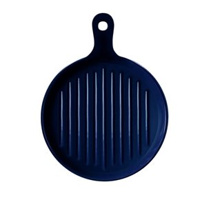 PLATO CON MANGO CERAMICA  MARINO MATE. 24x19x3CM