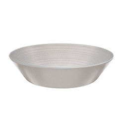 PLATO HONDO TEXTURADO BLANCO.  20x7CM