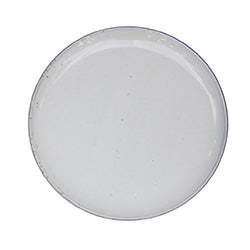 PLATO DE POSTRE 18CM VIDRIADO RUSTICO GRIS