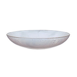 PLATO HONDO VIDRIADO RUSTICO GRIS. 20x4CM