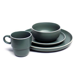 JUEGO VAJILLA 16PCS 385ML DAY VERDE D27CM/20CM/14CM