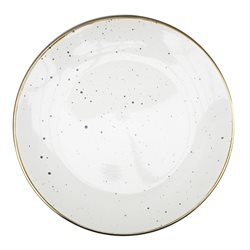 PLATO DE MESA TOULOUSE RUSTICO BLANCO 27CM
