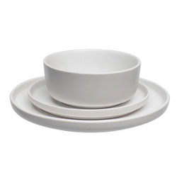 JUEGO VAJILLA COPENHAGUE 12PCS 27CM/20CM/18CM BLANCO