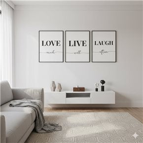 CUADRO CANVAS 30x40cm LOVE MUCH