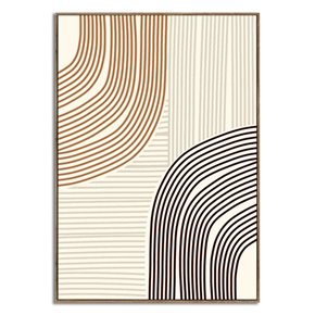 CUADRO CANVAS 30x40cm MARCO LINEAS 1