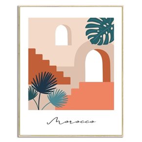 CUADRO CANVAS 40x50cm MARCO MOROCCO