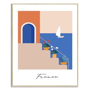 CUADRO CANVAS 40x50cm MARCO FRANCE