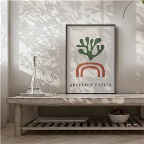 CUADRO CANVAS 40x50cm MARCO ABSTRACT POSTER