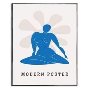 CUADRO CANVAS 40x50cm MARCO MODERN POSTER