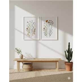 CUADRO CANVAS 40x60cm MARCO RAMO FLORES 1