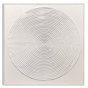 CUADRO CANVAS 80x80cm MARCO PINTURA CIRCULO