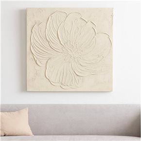 CUADRO CANVAS 60x60cm MARCO PINTURA MARGARITA 2