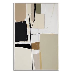 CUADRO CANVAS 60x90cm MARCO FIGURAS ABSTRACTAS 2