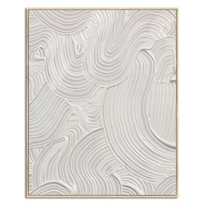 CUADRO CANVAS 40x50cm MARCO PINTURA LINEAS 1