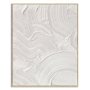 CUADRO CANVAS 40x50cm MARCO PINTURA LINEAS 2