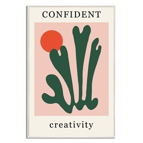 CUADRO CANVAS 40x60cm MARCO CONFIDENT