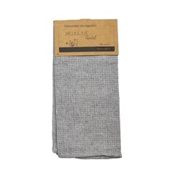 REPASADOR ALGODÓN 40x60CM LISO GRIS