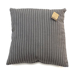 ALMOHADON ALGODÓN 40x40CM CUADRICULA GRIS OSC/NGR