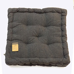 ALMOHADON TATAMI ALGODÓN 40x40CM GRIS OSCURO