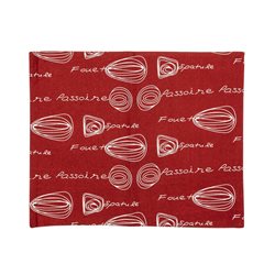 INDIVIDUAL ALGODÓN 35x45CM UTENSILIOS ROJO