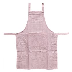 DELANTAL ALGODÓN 60x85CM ROSA CON LINEAS