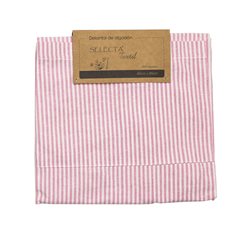 DELANTAL ALGODÓN 60x85CM ROSA CON LINEAS