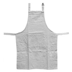DELANTAL ALGODÓN 60x85CM GRIS CON LINEAS