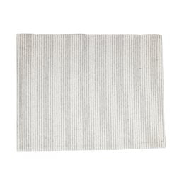 INDIVIDUAL ALGODÓN 35x45CM GRIS CON LINEAS