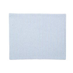 INDIVIDUAL ALGODÓN 35x45CM CELESTE CON LINEAS