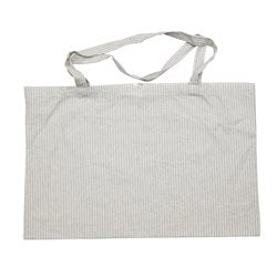 BOLSA ALGODÓN 40x60CM GRIS CON LINEAS