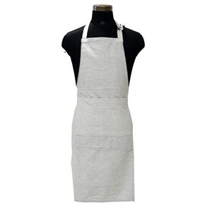 DELANTAL ALGODÓN 60X85CM GRIS