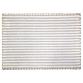 INDIVIDUAL ALGODÓN 35X45CM RAYAS BEIGE