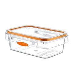 RECIPIENTE HERMETICO PLASTICO 15x10x5CM 400ML SURT